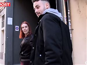 Spanish sex industry star seduces random dude into romp on webcam
