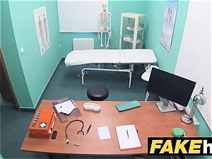 fake clinic rest room apartment oral job and pounding